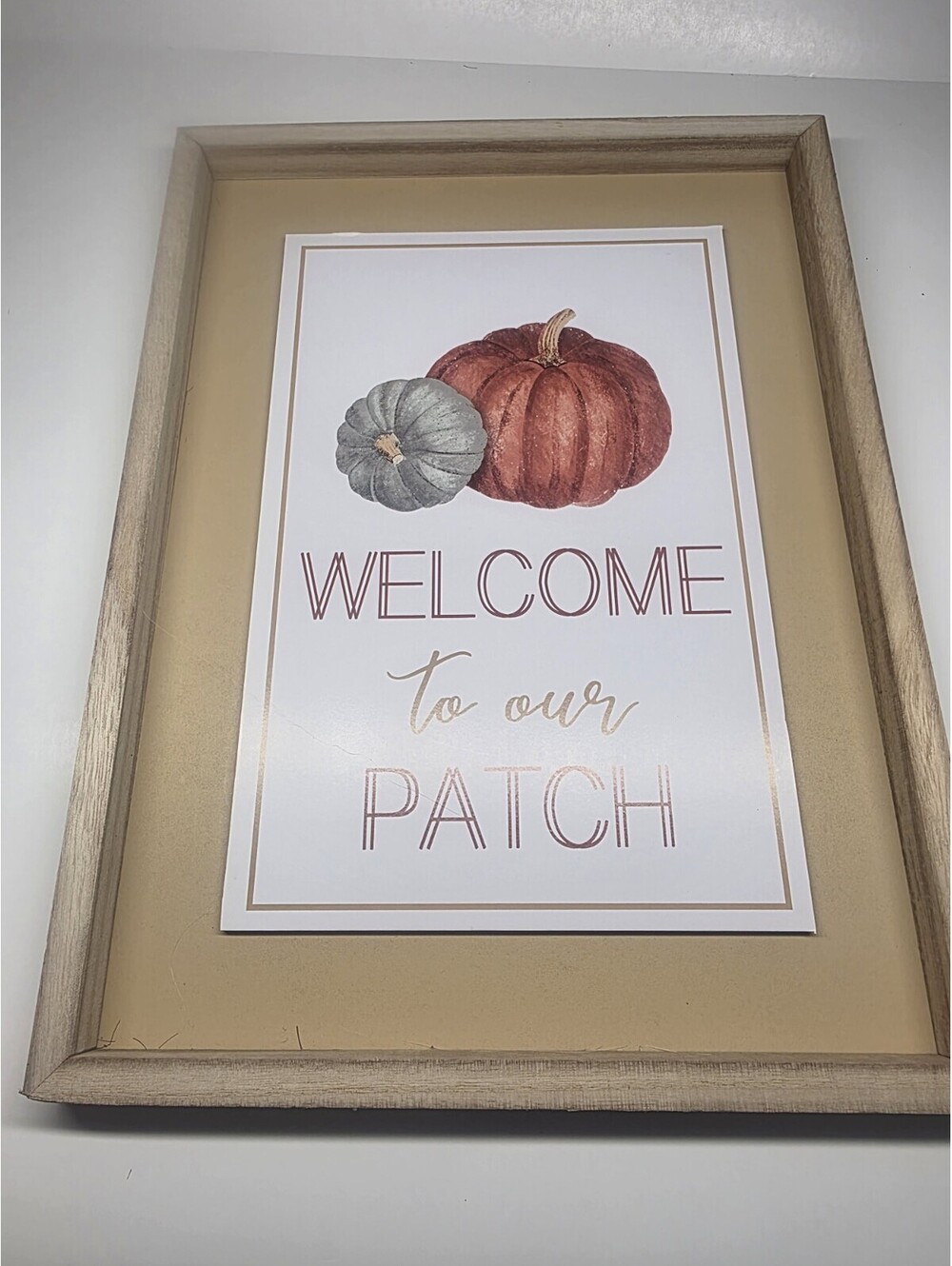 Farmhouse Country Primitive Large Sign Welcome To Our Pumpkin Patch